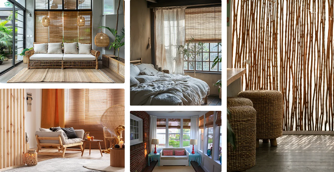See Bamboo & Woven Wood Shades in Real Miami Homes