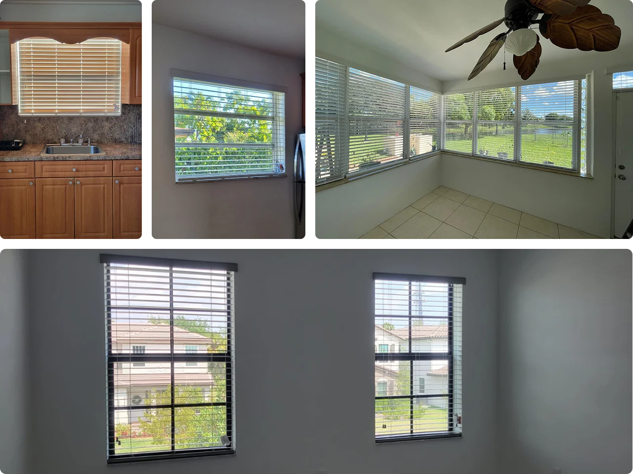 See Horizontal Wood Blinds in Real Miami Homes